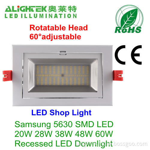 Samsung 5630 Smd Led Recessed Downlight 20w 60w 
